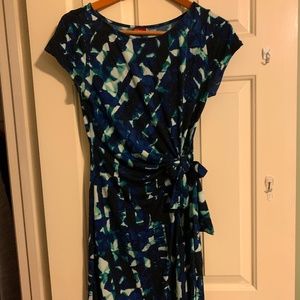 Merona Size Small Dress Blue and Black